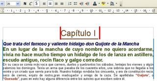 Imagen que muestra un texto alineado.