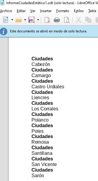 Imagen que muestra el resultado del informe.