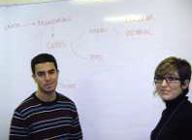 Brstriz y Javier gestionando las copias de seguridad.