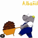 Imagen de un trabajador de una empresa de construcción, que se dedican a realizar reformas va con su carretilla cargada.