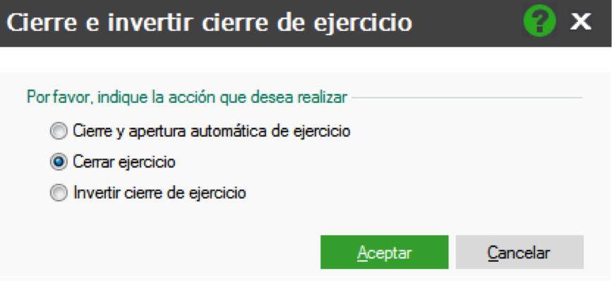 Imagen de como se accede a los distintos listados de libro mayor y diario.
