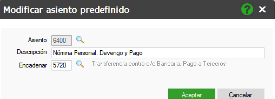 Modificarasientopredefinido