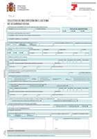 Modelo oficial del TA6: Inscripción de la empresa y petición de código de cuenta de cotización a la Seguridad Social.