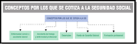 Los conceptos por los que hay que cotizar a la Seguridad Social son 5: Enfermedad común o accidente no laboral, accidente de trabajo o enfermedad profesional,