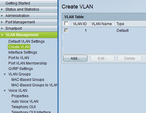 Crear VLAN