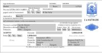 Modelo de letra de cambio elaborado con Hoja de Cálculo. Aparece cumplimentada, siguiendo las indicaciones de la presentación y con los datos de la actividad propuesta.