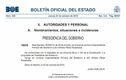 Incursión en el Boletín Oficial del Estado del nombramiento como Vicepresidente del Gobierno.