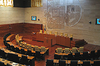Nuevo hemiciclo de la asamblea de Extremadura.
