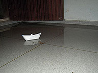 Un suelo inundado.