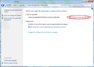 Copias de seguridad y restauración en Windows 7