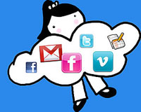 Ilustración sobre cloud computing