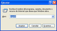 Ventana ejecutar