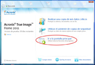 Asistente de Acronis