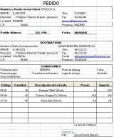 Pedido 123. Imagen del pedido 123.