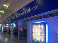 Atención al cliente. Se muestra la oficina de atención al cliente de una empresa.