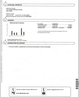 Digitalización del reverso de la factura de gas de la empresa PROCOS S.L.