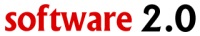 Software. La imagen muestra un logotipo con el texto “Software 2.0”.
