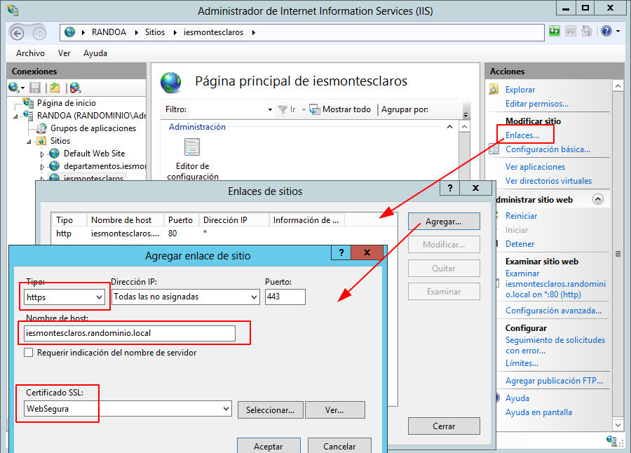 Certificados Windows Server 03