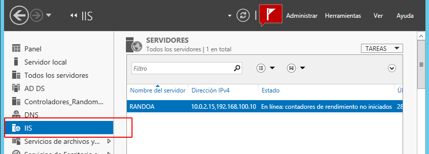 Instalación rol IIS en Windows Server 2012 - 05