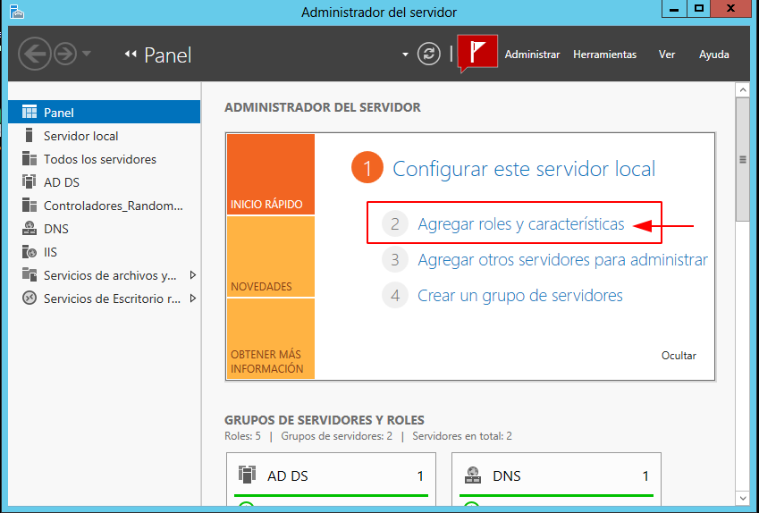 Instalacion Windwos Server Rol IIS