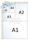 Explicación de los diferentes tamaños de papel utilizados en la mayor parte del mundo según la norma DIN Alemana.