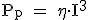 Potencia perdida (P mayúscula sub p mayúscula) es igual a la multiplicación de la resistencia del generador (r minúscula sub i minúscula) por la intensidad (I mayúscula) al cuadrado.