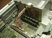 Fotografía del sistema de refrigeración de un microprocesador.