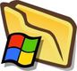 Icono de carpeta Windows.