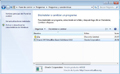 Captura del administrador de programas de Windows 7.