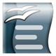 Logotipo de OpenOffice Writer.