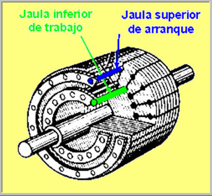 Motor de doble jaula de ardilla.