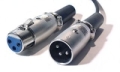 Conector nacho y hembra XLR.