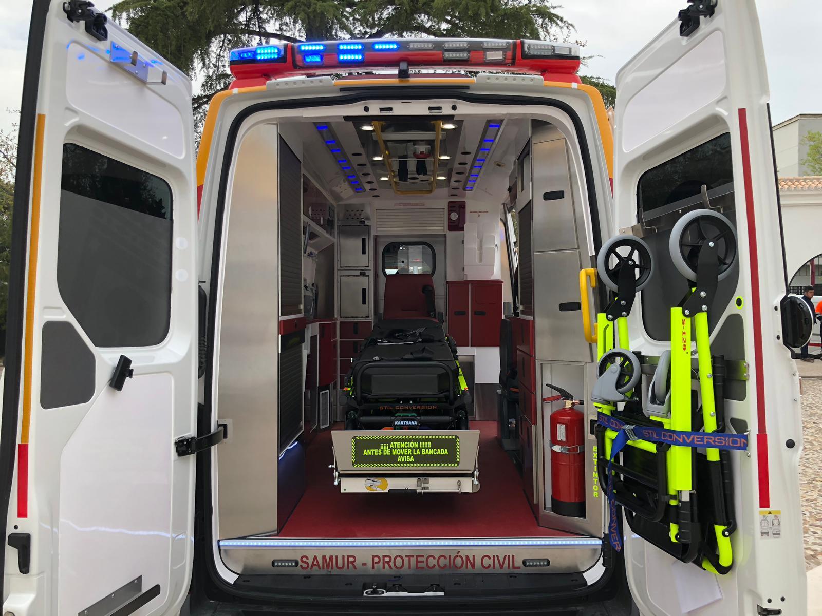 Interior ambulancia SVB