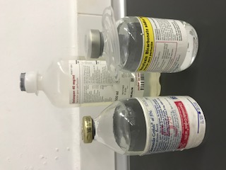 Botellas de suero