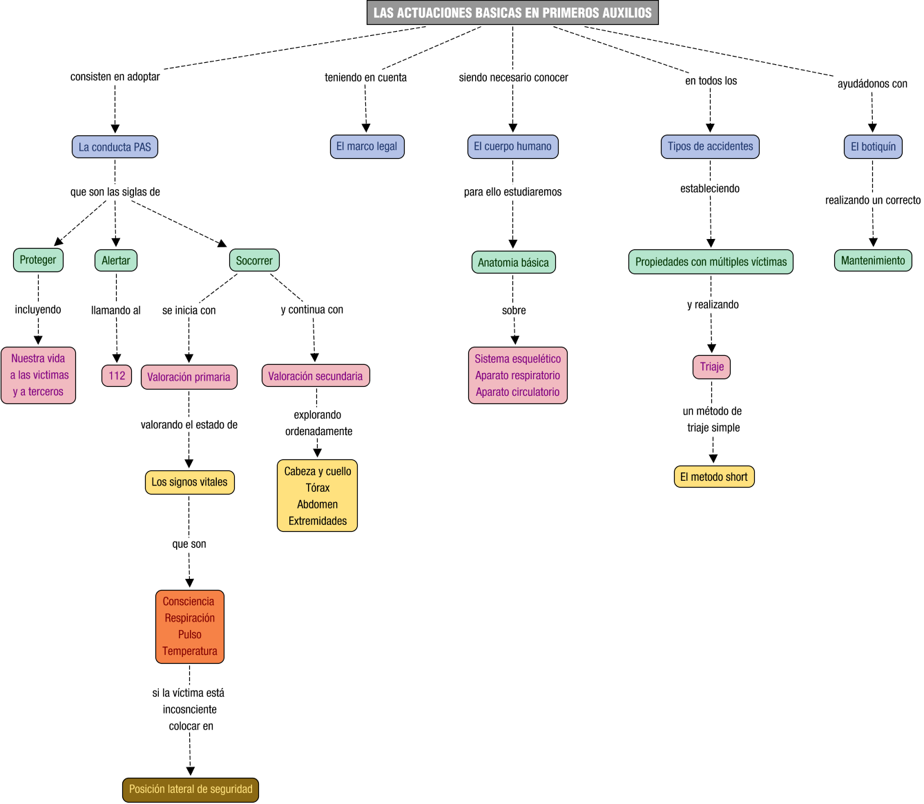 Descripción del mapa conceptual de PPAA01