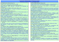 Documento en formato de imagen en el que se resumen los derechos de las personas con discapacidad aprobados en la Convención Internacional de la ONU de 2006.