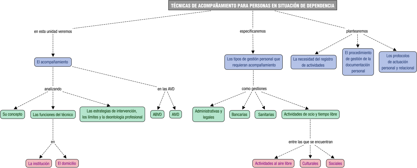 Descripción del mapa conceptual de AAP04