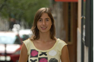 Fotografía de Marta, una chica joven de unos veinte años, que es la compañera de piso de Luna.
