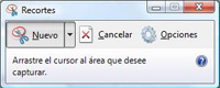 Ventana el programa recortes.