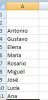 Imagen de una lista de nombres.