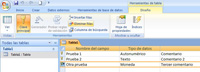 Borrar un registro entero. Imagen de ejemplo para borrar un registro entero.