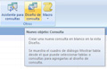 Pantalla con las diversas opciones para Consultas.