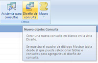 Pantalla con las diversas opciones para Consultas.