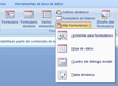Barra con las diversas opciones Crear formularios.
