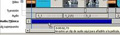 Barra de audio en el menú línea del tiempo.