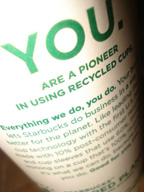 Vaso de papel.