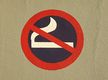 Cartel de prohibido fumar.
