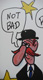 Viñeta de un Inglés con sombrero típico y bigote.