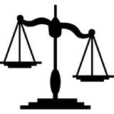 Símbolo de la justicia representado en una balanza.