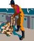 Imagen sobre un pescador.